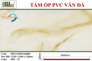Tấm PVC giả đá HW-15