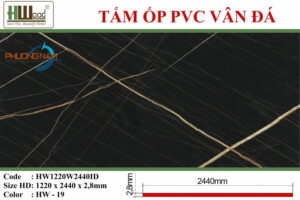 Tấm PVC giả đá HW-19
